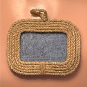 Beautiful rope and wood frame